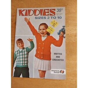 Kiddies Star book 227, American Thread ,Knitted and Crocheted